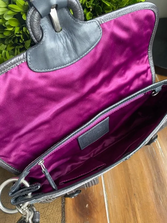 Coach Legacy Limited Edition Garcia Pieced Leather XL Clutch - Picture 13 of 15